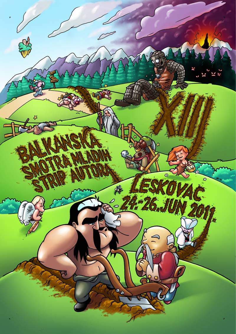 ПРОГРАМА ЗА БАЛКАНСКА СМОТРА НА МЛАДИ СТРИП АВТОРИ – ЛЕСКОВАЦ